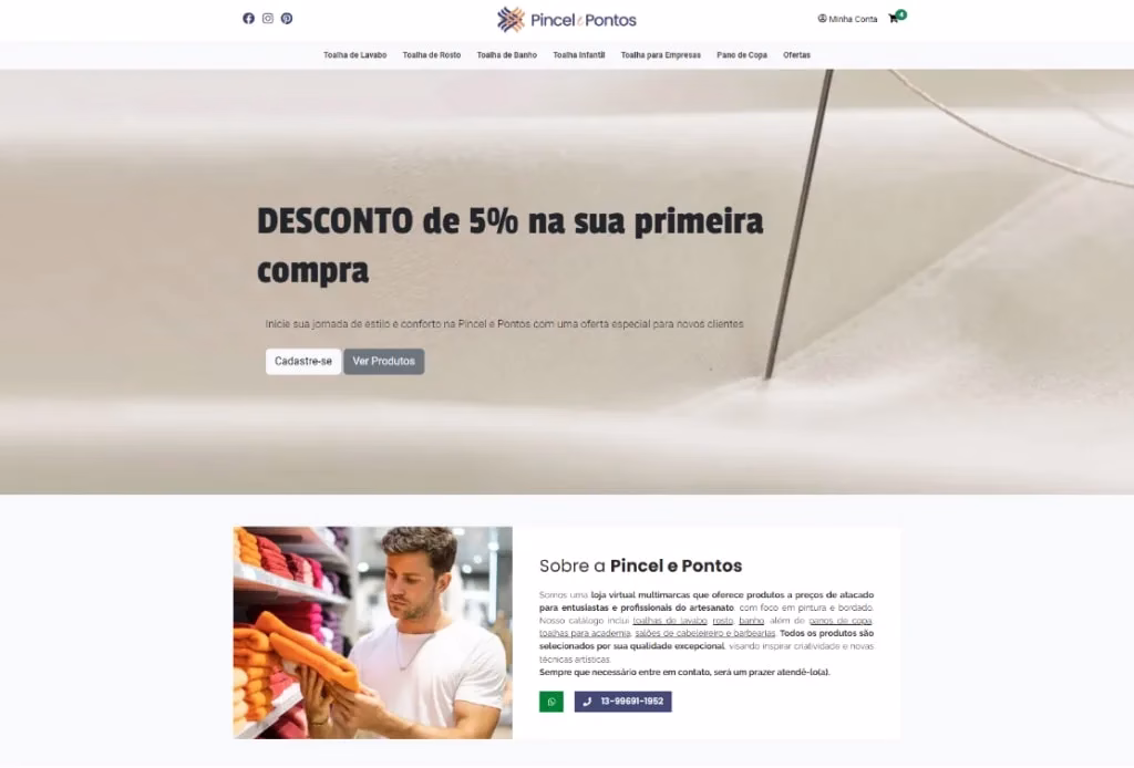 Pincel e Pontos