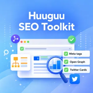 Huuguu SEO Toolkit em destaque
