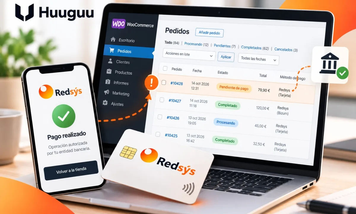 Pago autorizado por Redsys con pedido pendiente en WooCommerce por un problema de confirmación.